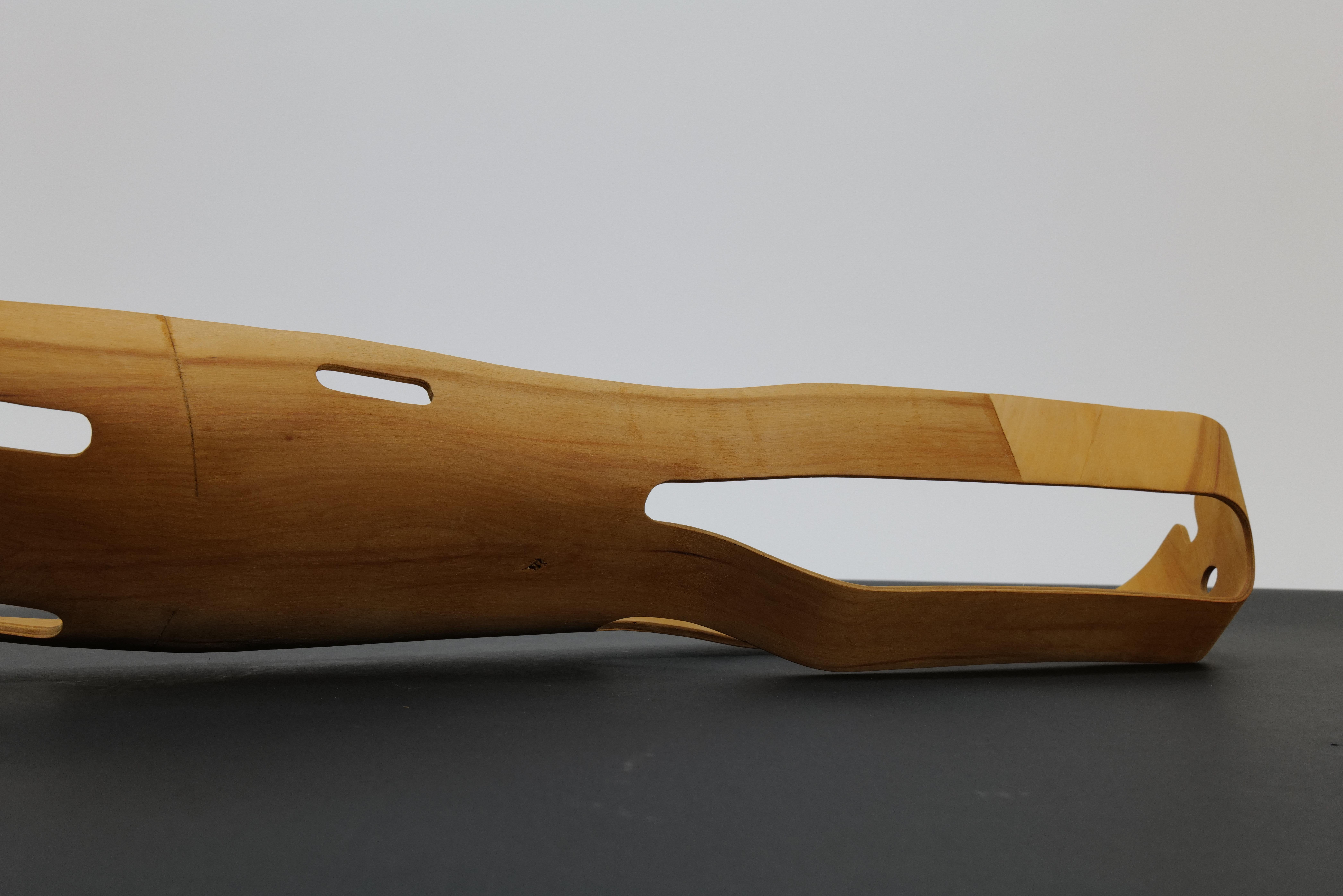 WWII Plywood Leg Splint by Charles Eames For Sale 6