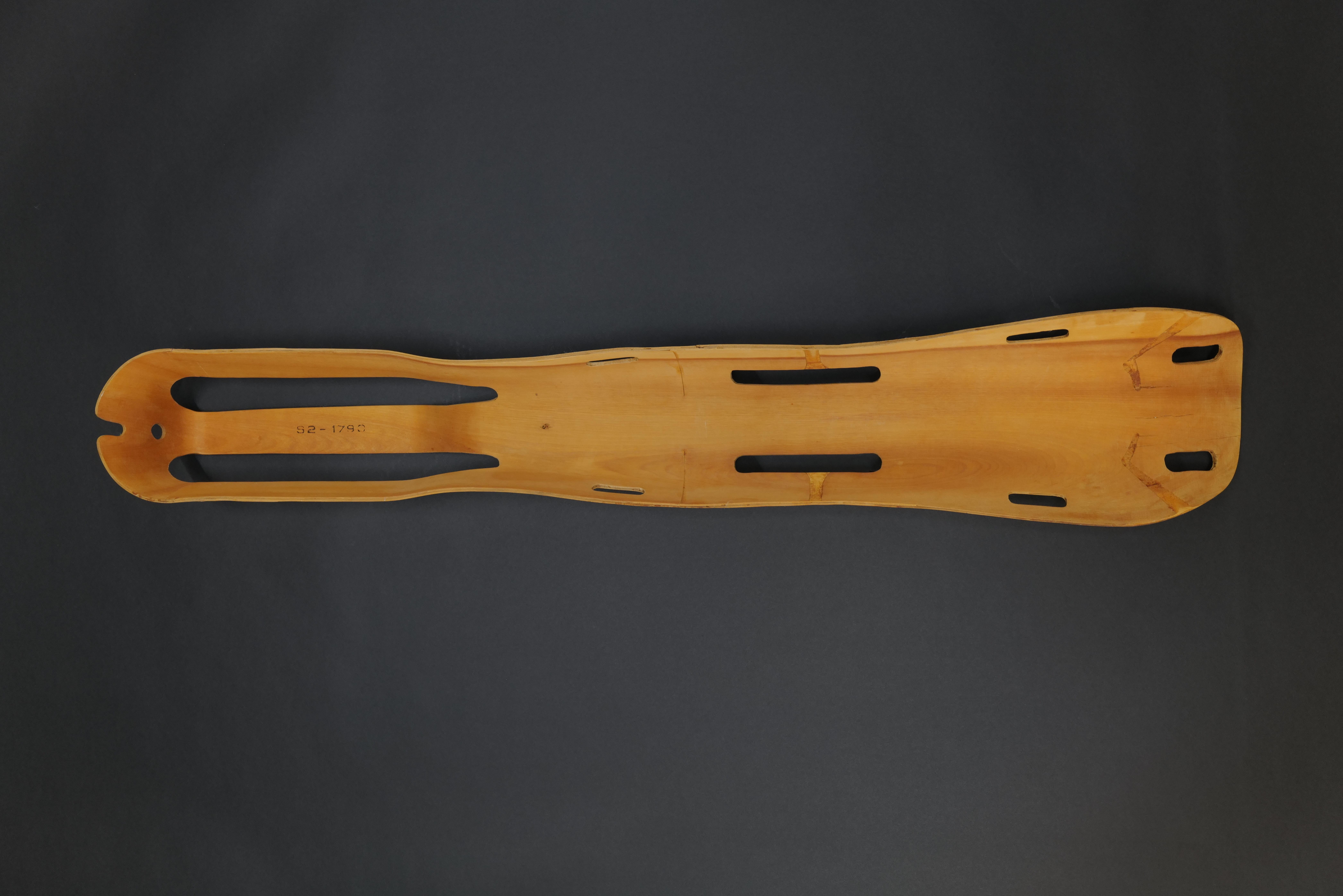 WWII Plywood Leg Splint by Charles Eames For Sale 11