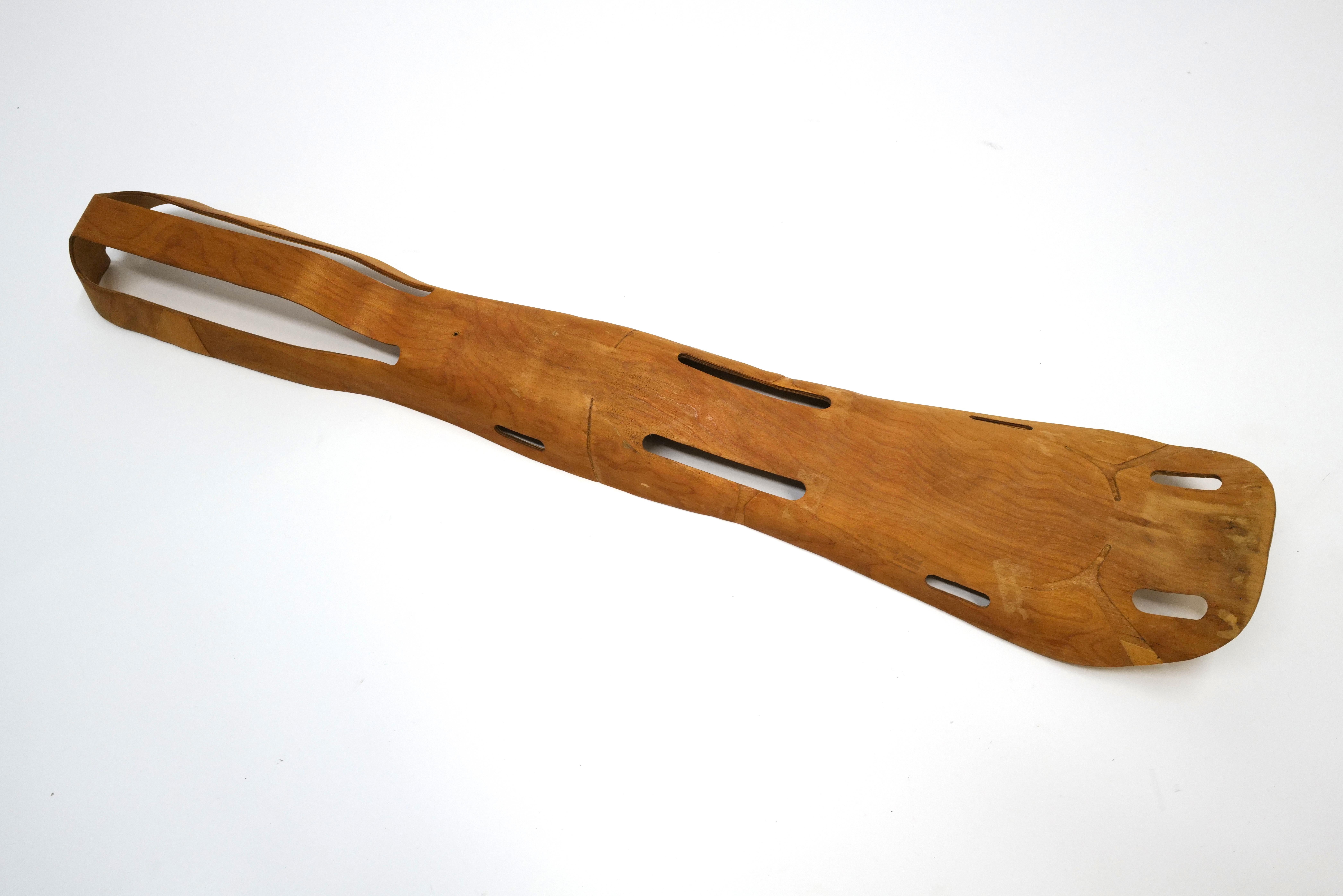 Mid-Century Modern WWII Plywood Leg Splint by Charles Eames