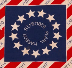 WWII "Remember Pearl Harbor" Bandanna