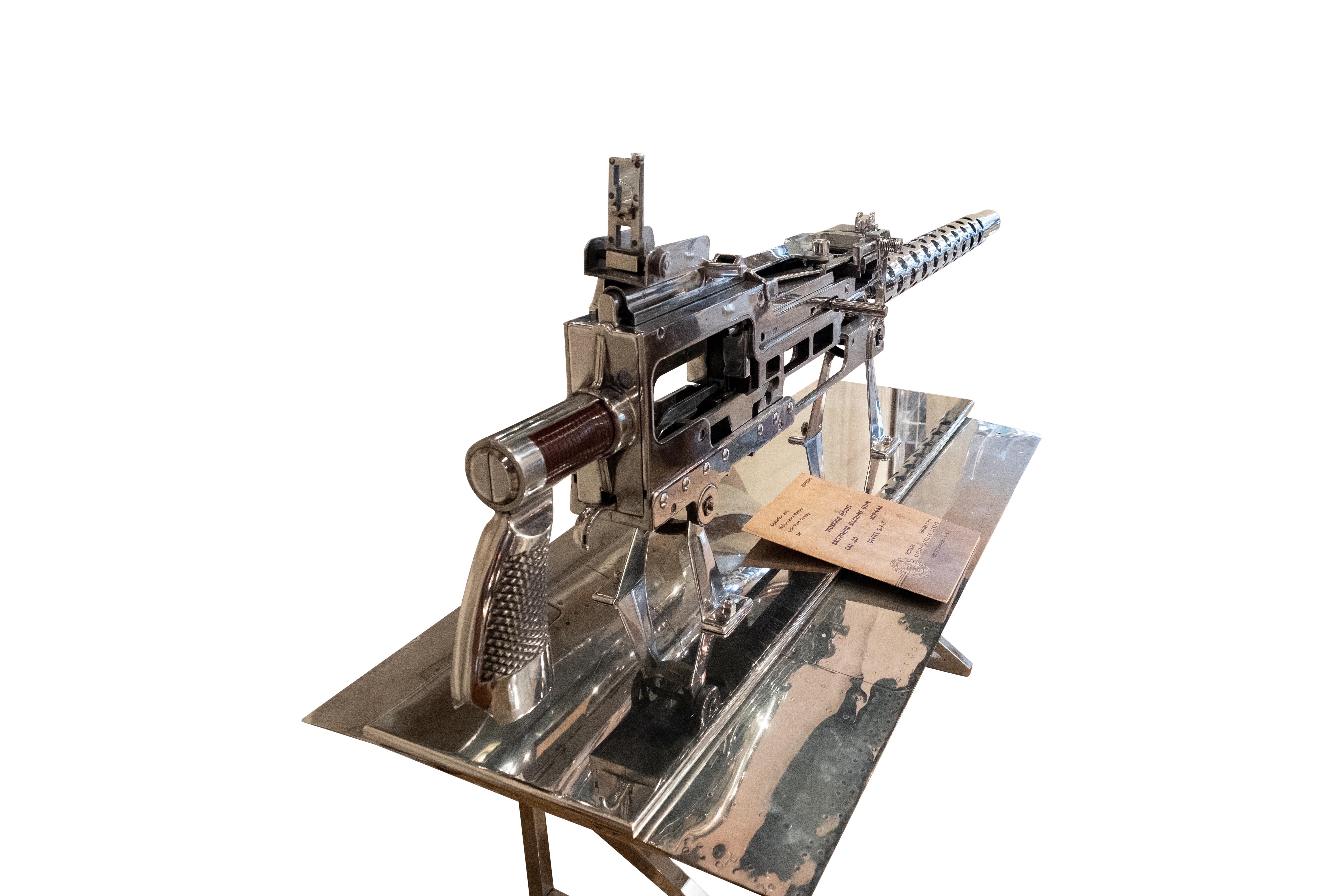 American WWII Training Model of a Browning M1919 .30 Caliber Machine Gun For Sale