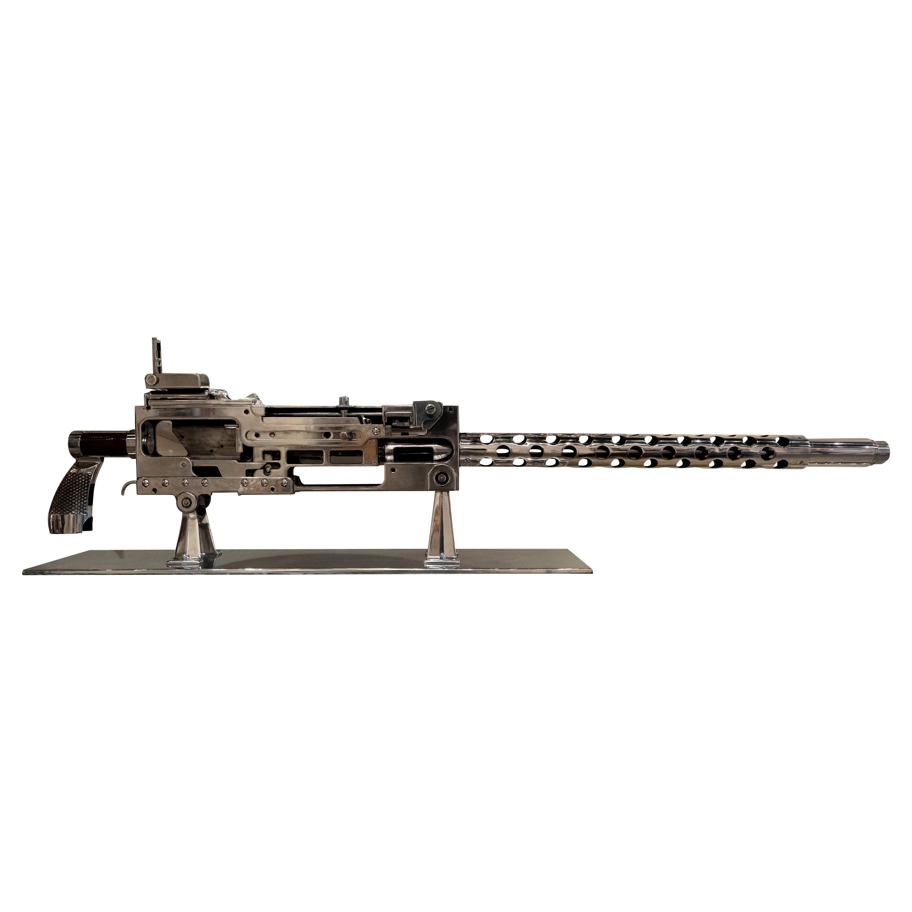 WWII Training Model of a Browning M1919 .30 Caliber Machine Gun For Sale