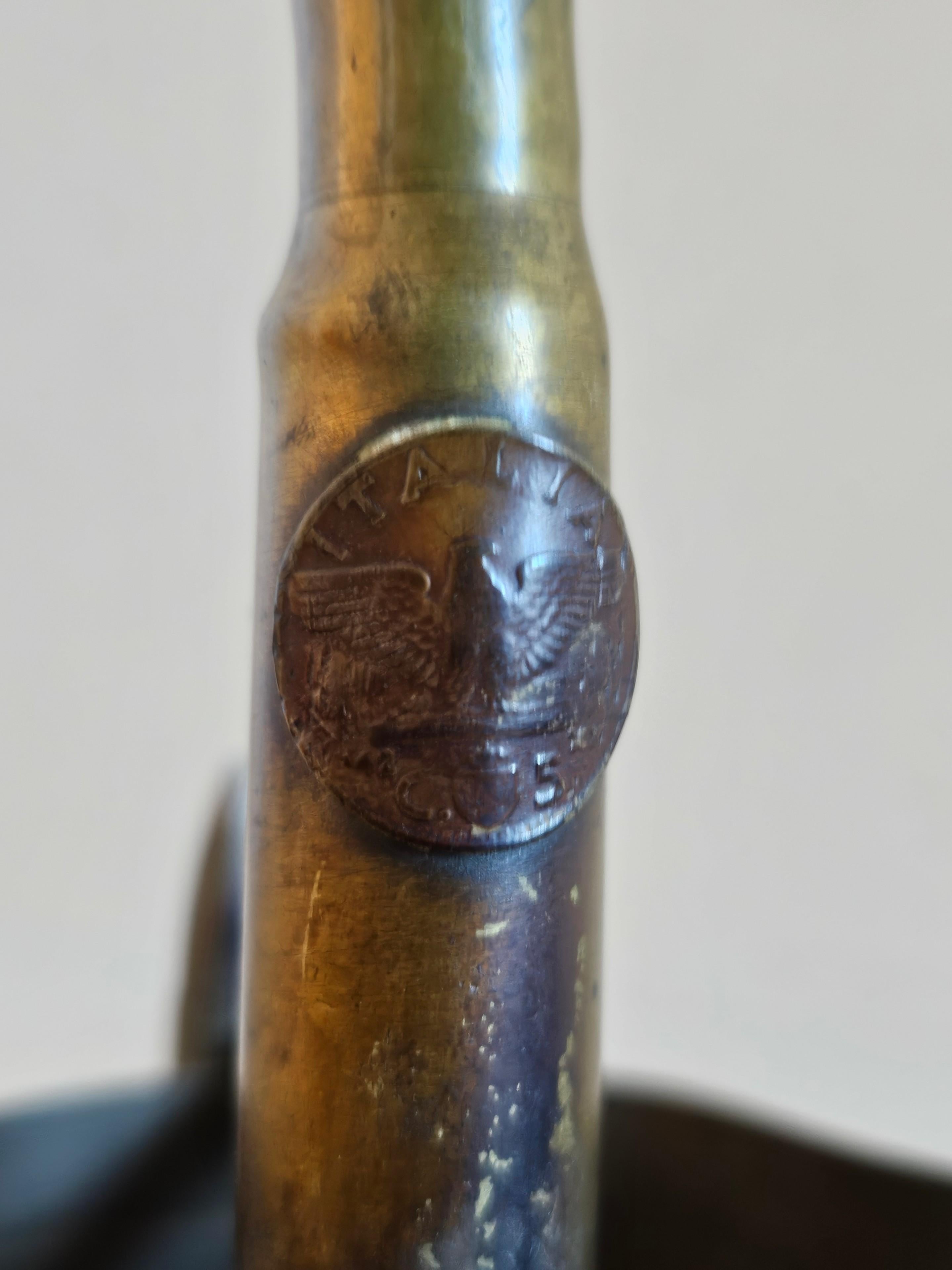 WWII Trench Art Artillery Shell Bullet Coin Ashtray  en vente 8