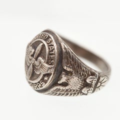 WWII U.S. Army Air Corps Sterling Silver Ring