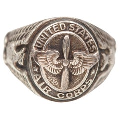 WWII U.S. Army Air Corps Sterling Silver Ring