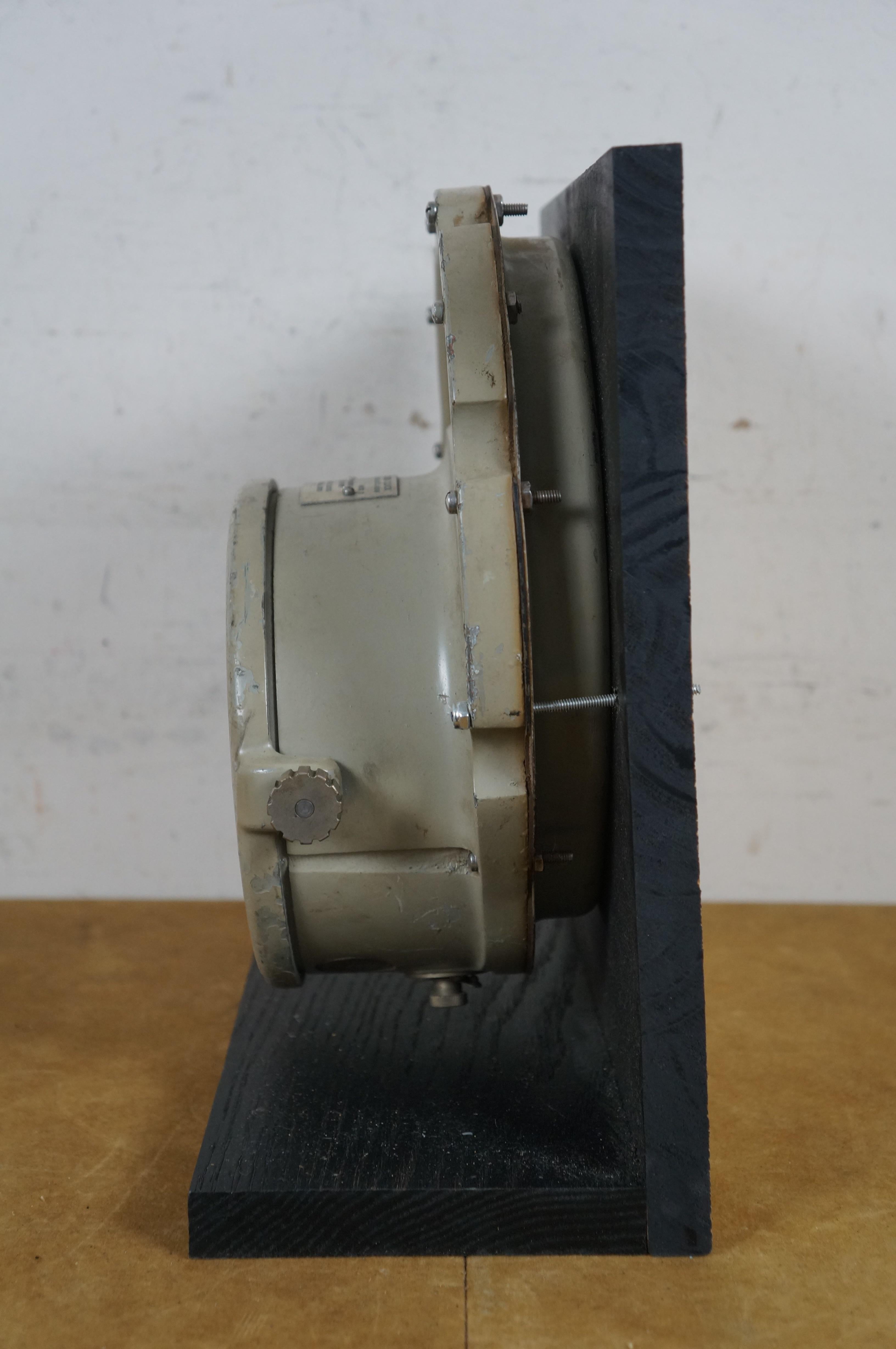 WWII US Navy Marítimo Rumbo Sinuoso Buque de Guerra Destructor Barcos Reloj Seth Thomas siglo XX en venta