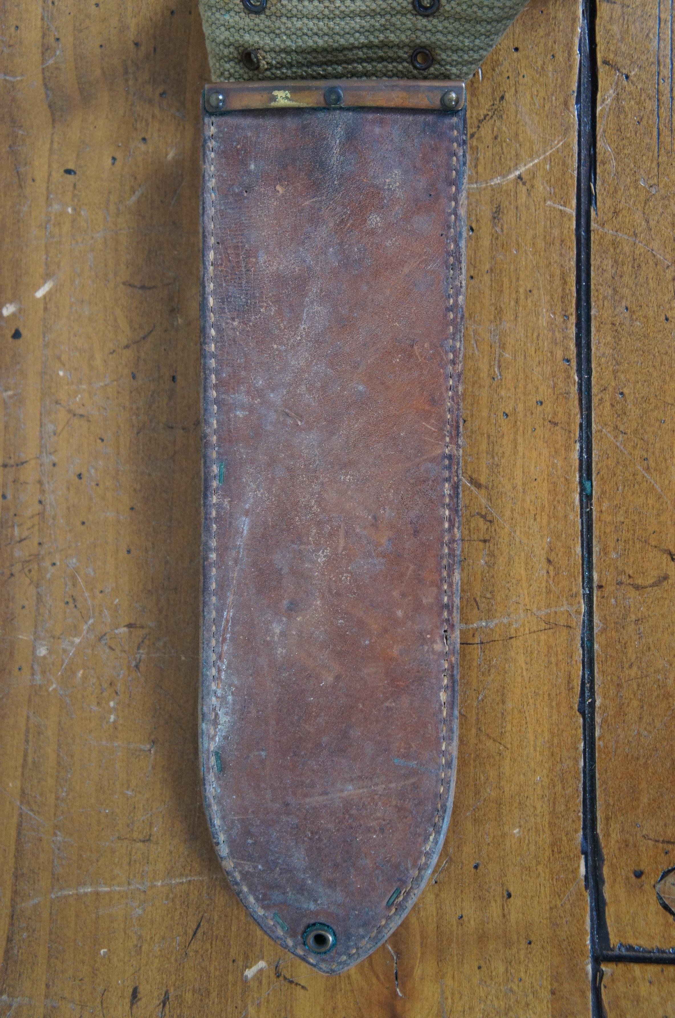 WWII USMC Boyt 44 Marine Medical Corps Machete Bolo Knife Chatillion NY 17