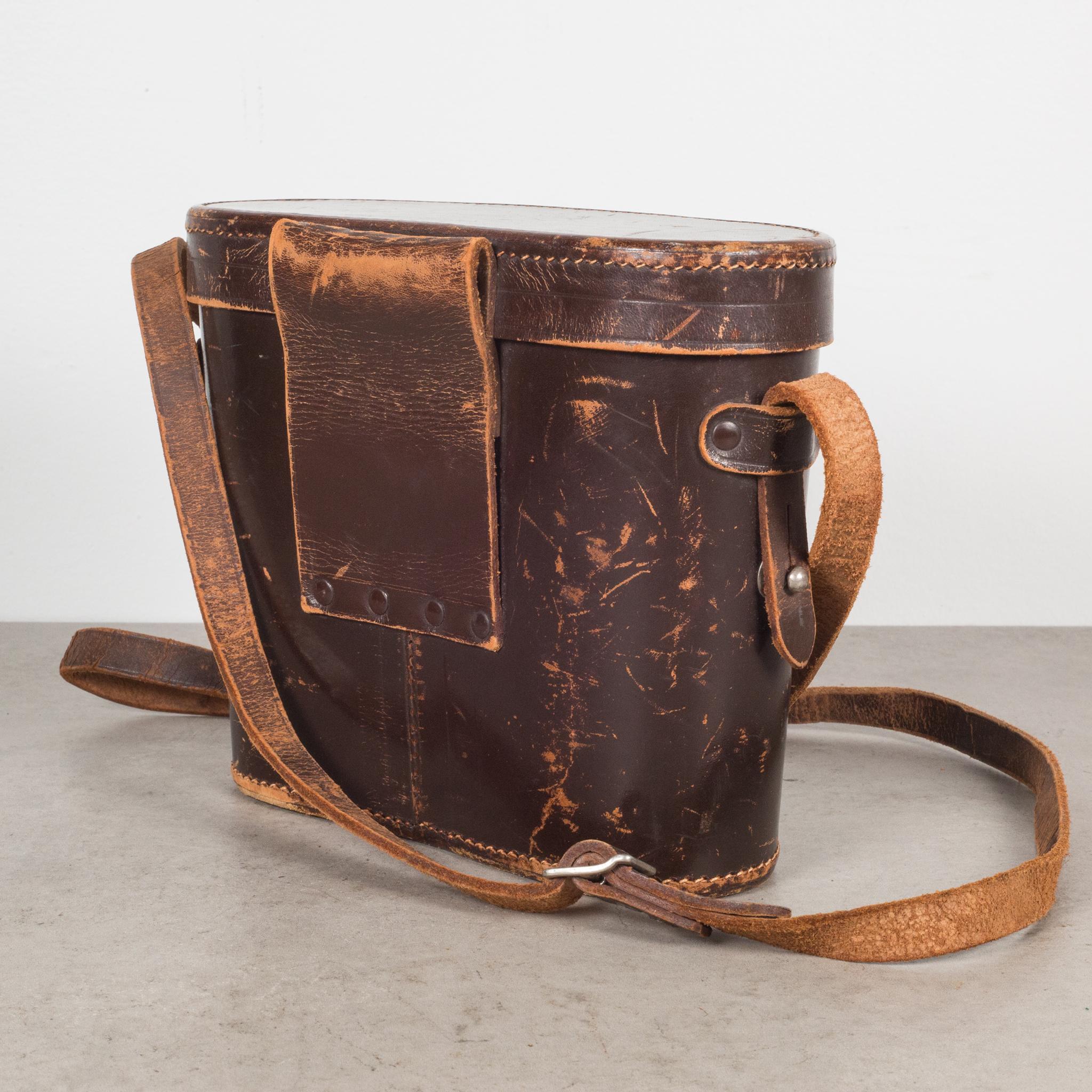 WWll German Military Binoculars and Leather Case c.1940