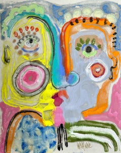 Mind Blown, Pintura Figurativa Contemporánea Original sobre Lienzo