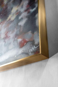 Wyatt by Jessica Mayer Textured Metal Canvas Cerused with Metal Waxes