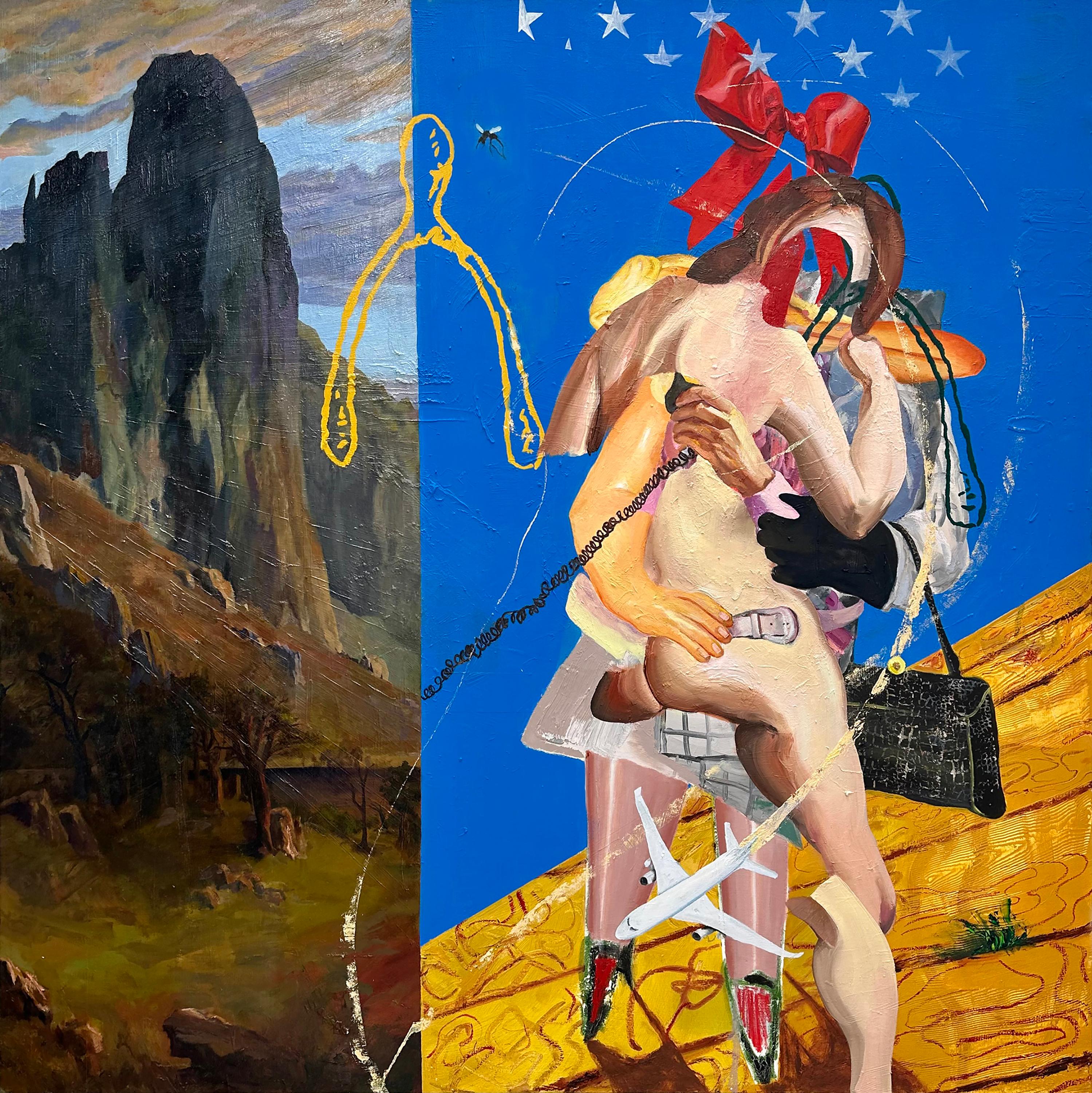 "Nature // Nurture" Pittura a olio 68" x 68" pollici di Wyatt Mills

SULL'ARTISTA: 
Wyatt Mills è nato a New York nel 1991. Dopo aver conseguito un BFA in pittura presso la School of Visual Arts, si è trasferito a Los Angeles e ha studiato pittura