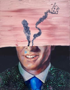 "Perfumes del pasado" Pintura al óleo 14" x 11" pulgadas por Wyatt Mills