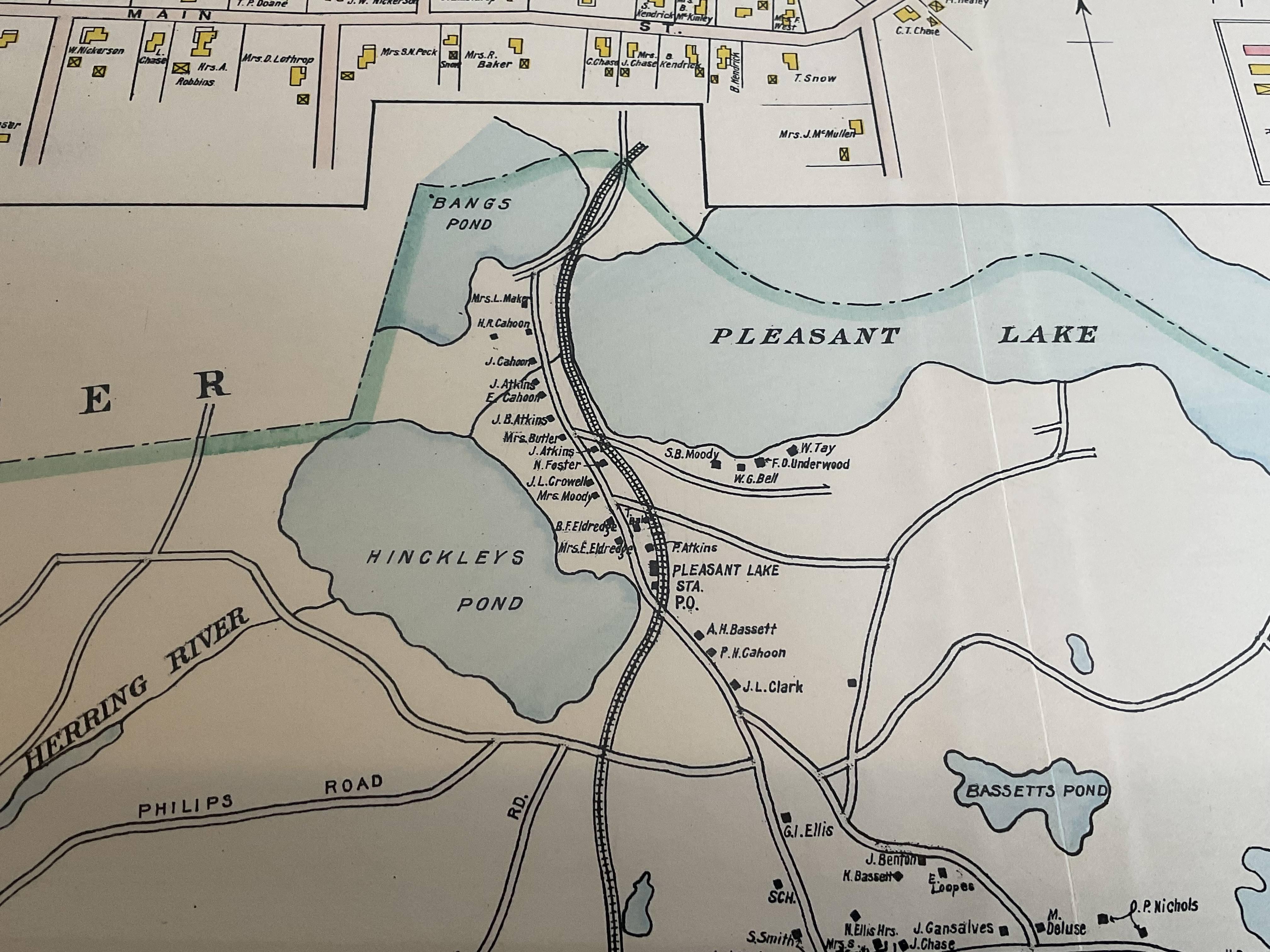 Carte du port Wychmere Allens, vers 1890 en vente 4
