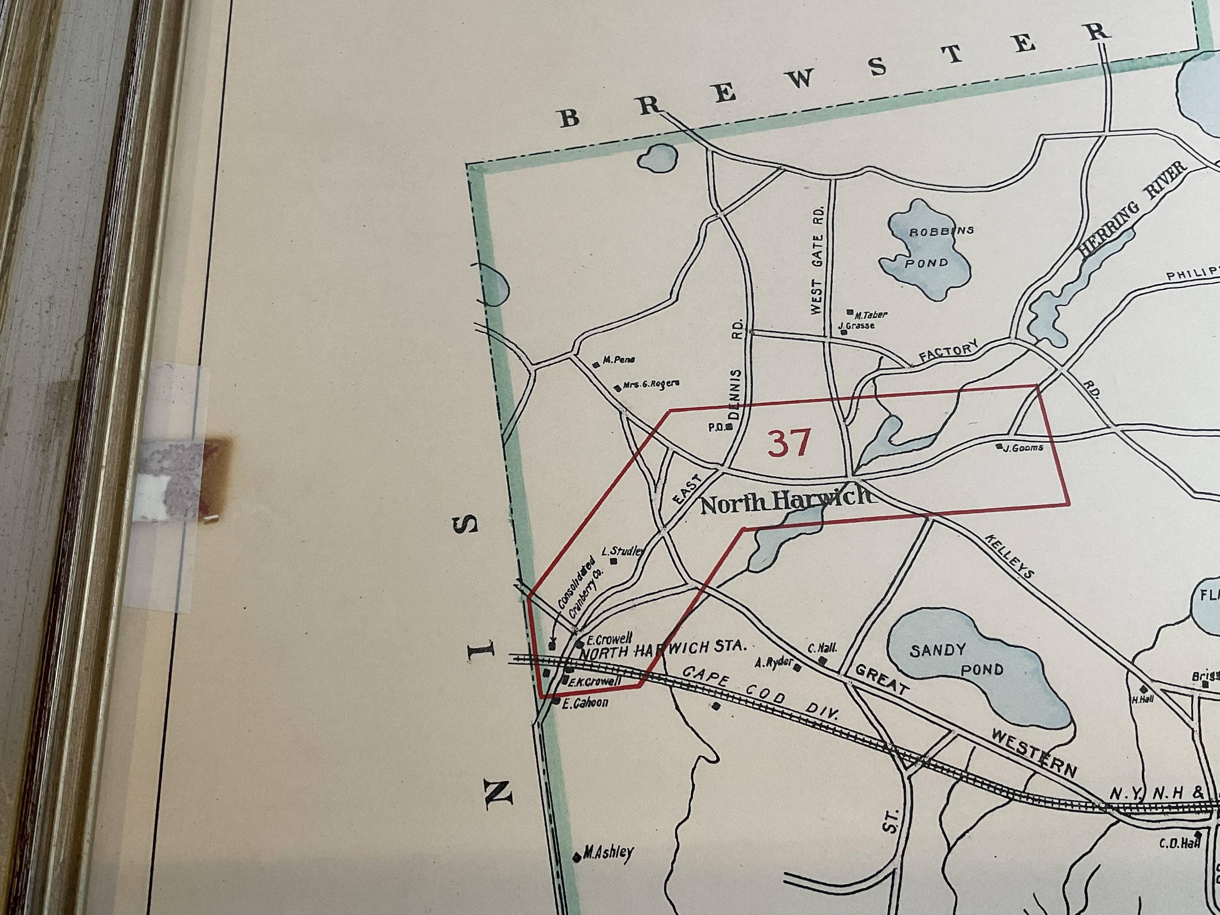 Carte du port Wychmere Allens, vers 1890 en vente 7
