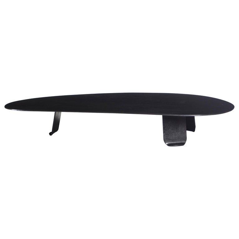 WYETH Chrysalis Table No. 1 in Blackened Steel For Sale