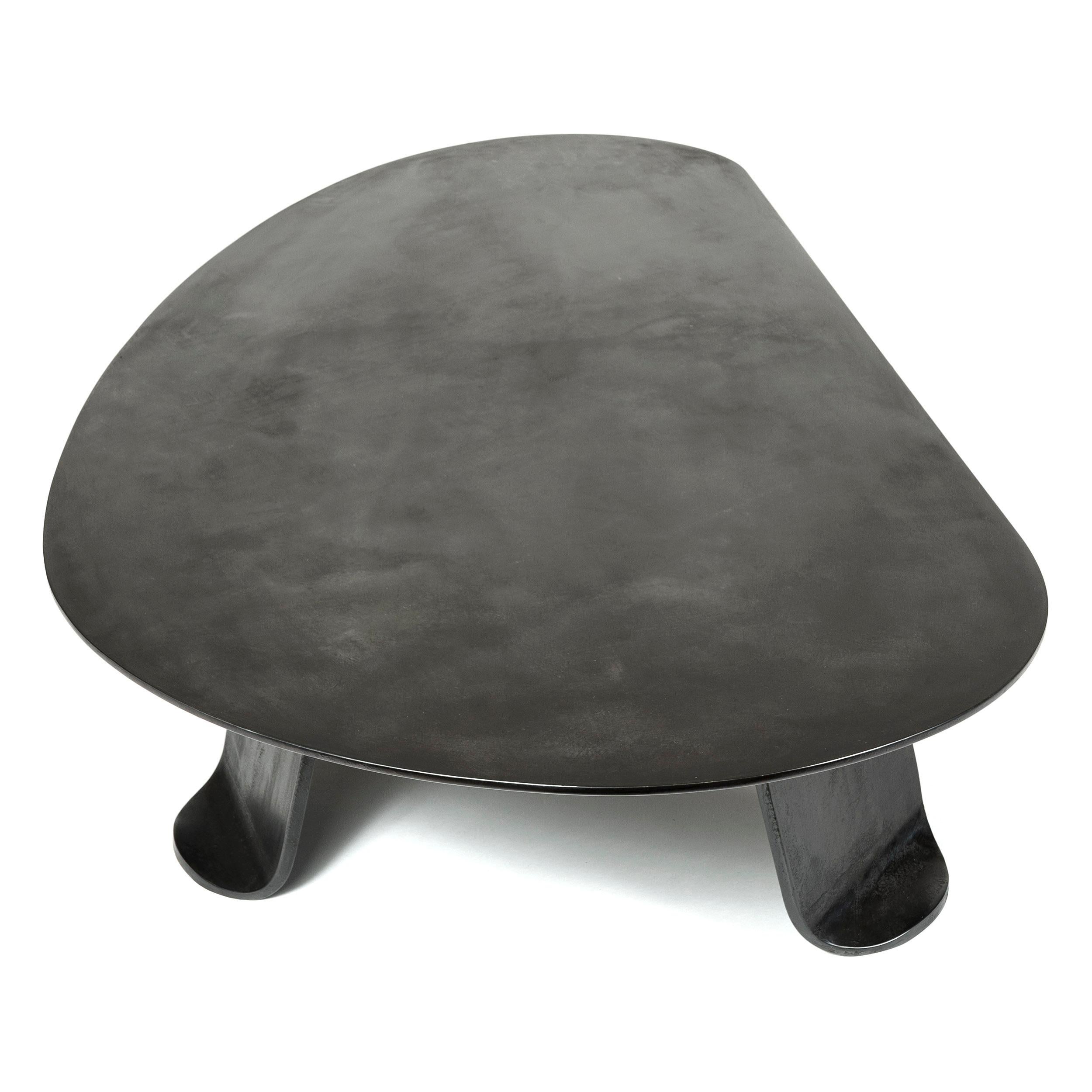 WYETH Chrysalis Table No. 1 in Patinated Steel with Hot Zinc Finish For Sale 8