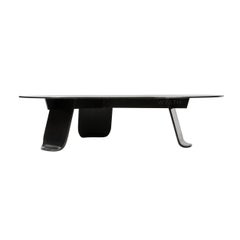 Chrysalis No. 2 Low Table in Blackened Steel, Made to Order