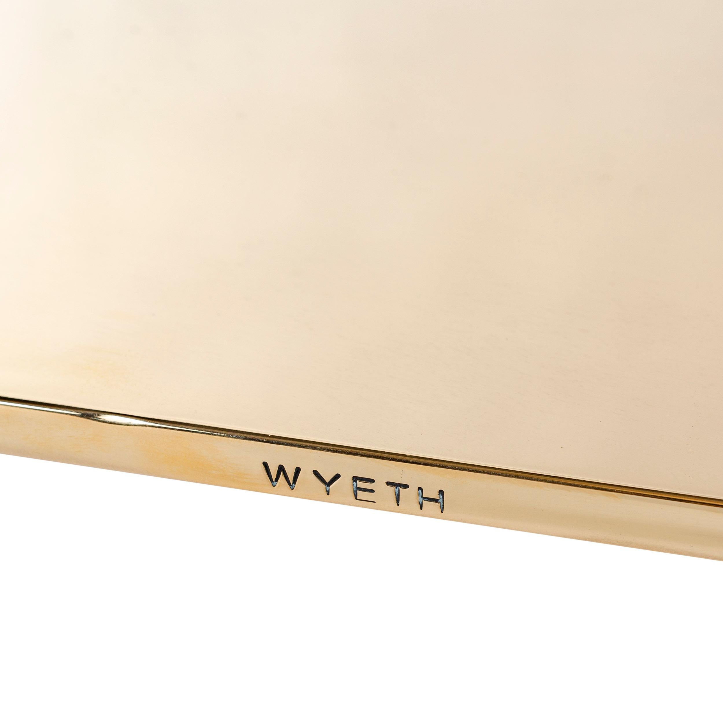 WYETH Chrysalis Table No. 1 in Polished Bronze In New Condition For Sale In Sagaponack, NY