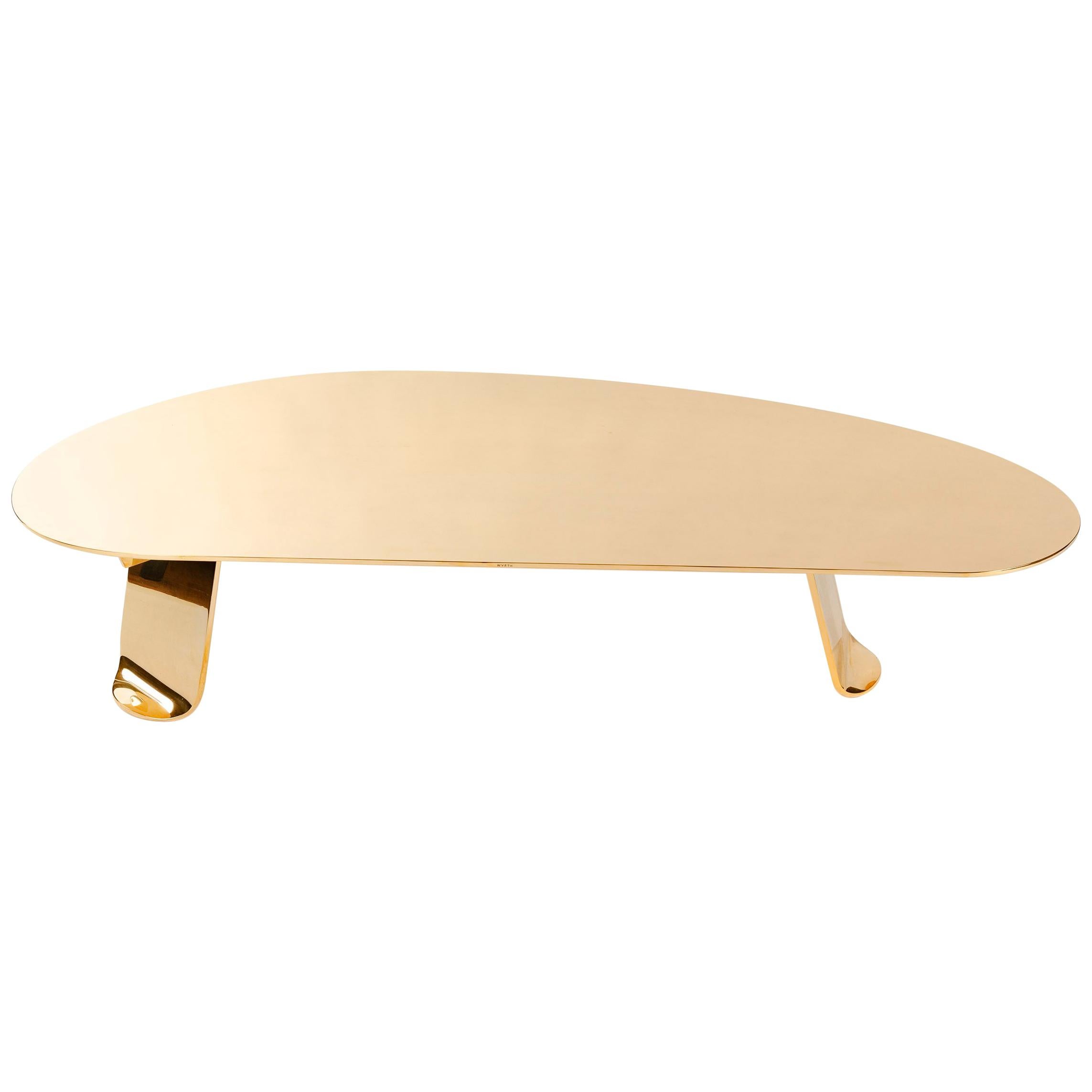 WYETH Chrysalis Table No. 1 in Polished Bronze For Sale