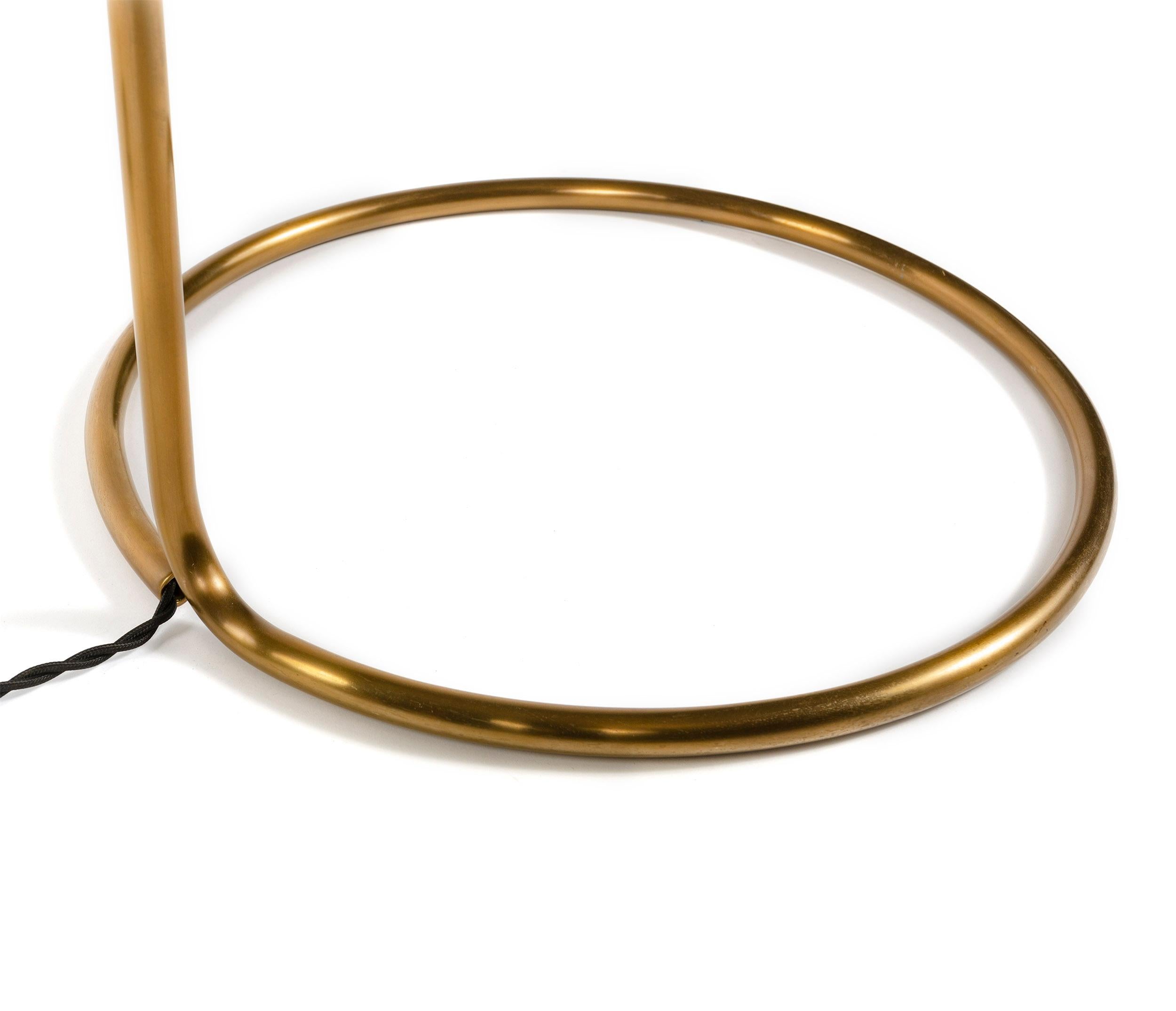 Américain Lampadaire 'Rope' original en bronze, fait sur commande en vente