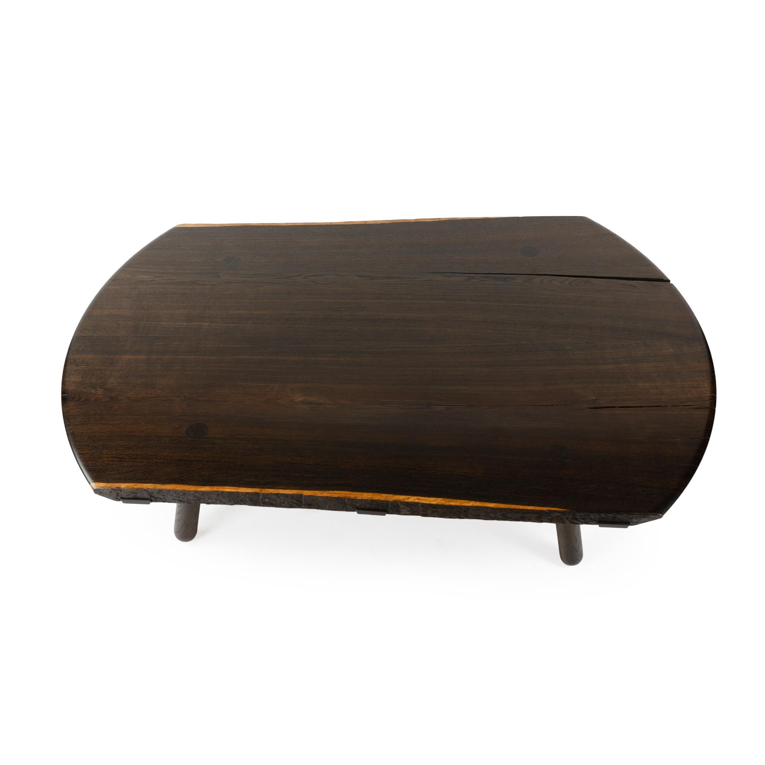 American Wyeth Original Sliding Dovetail Low Table in Fumed Oak