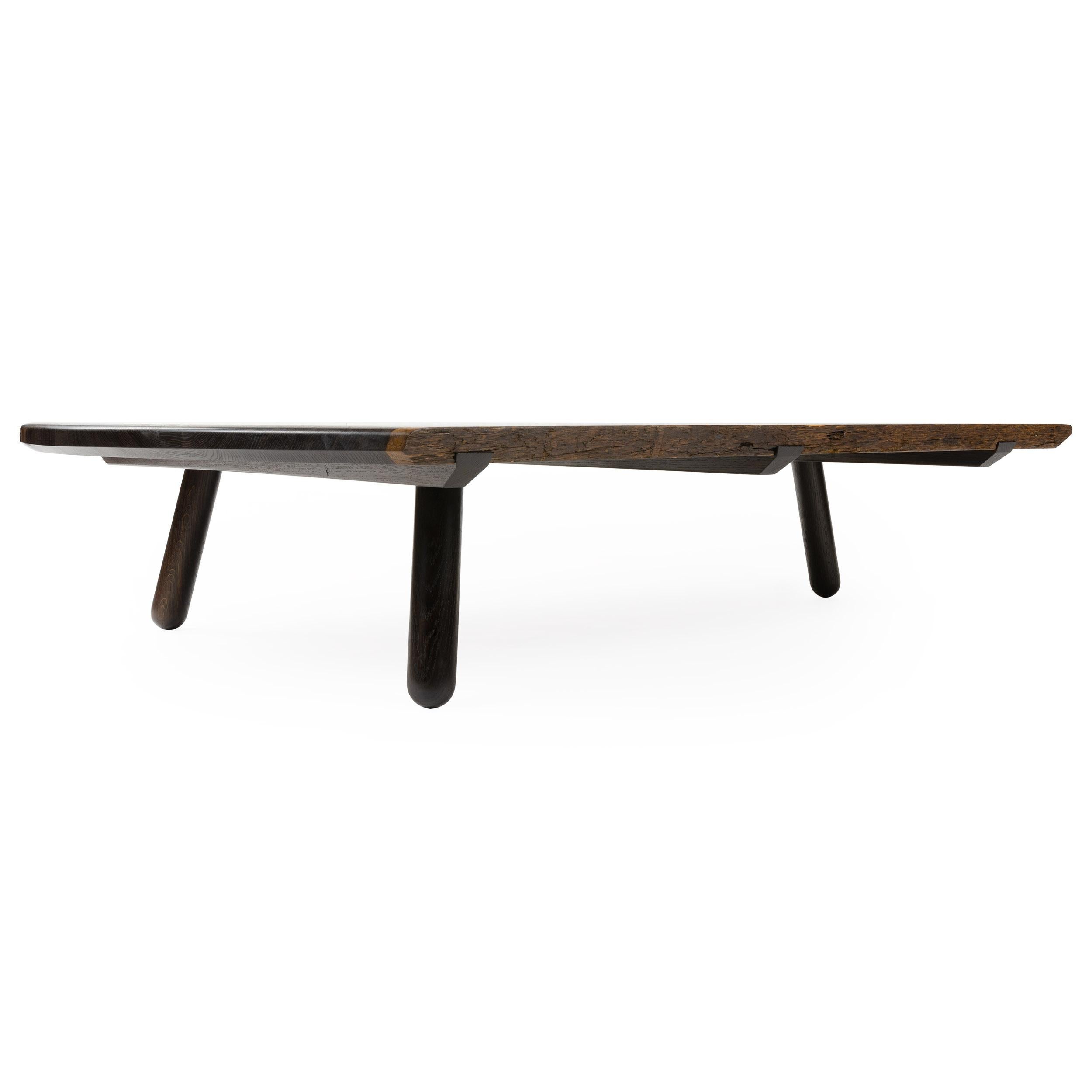 Wood Sliding Dovetail Low Table, Made to Order