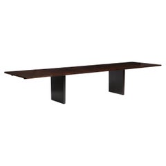 Wyeth Original Split Bamboo Dining / Conference Table with End Leaves