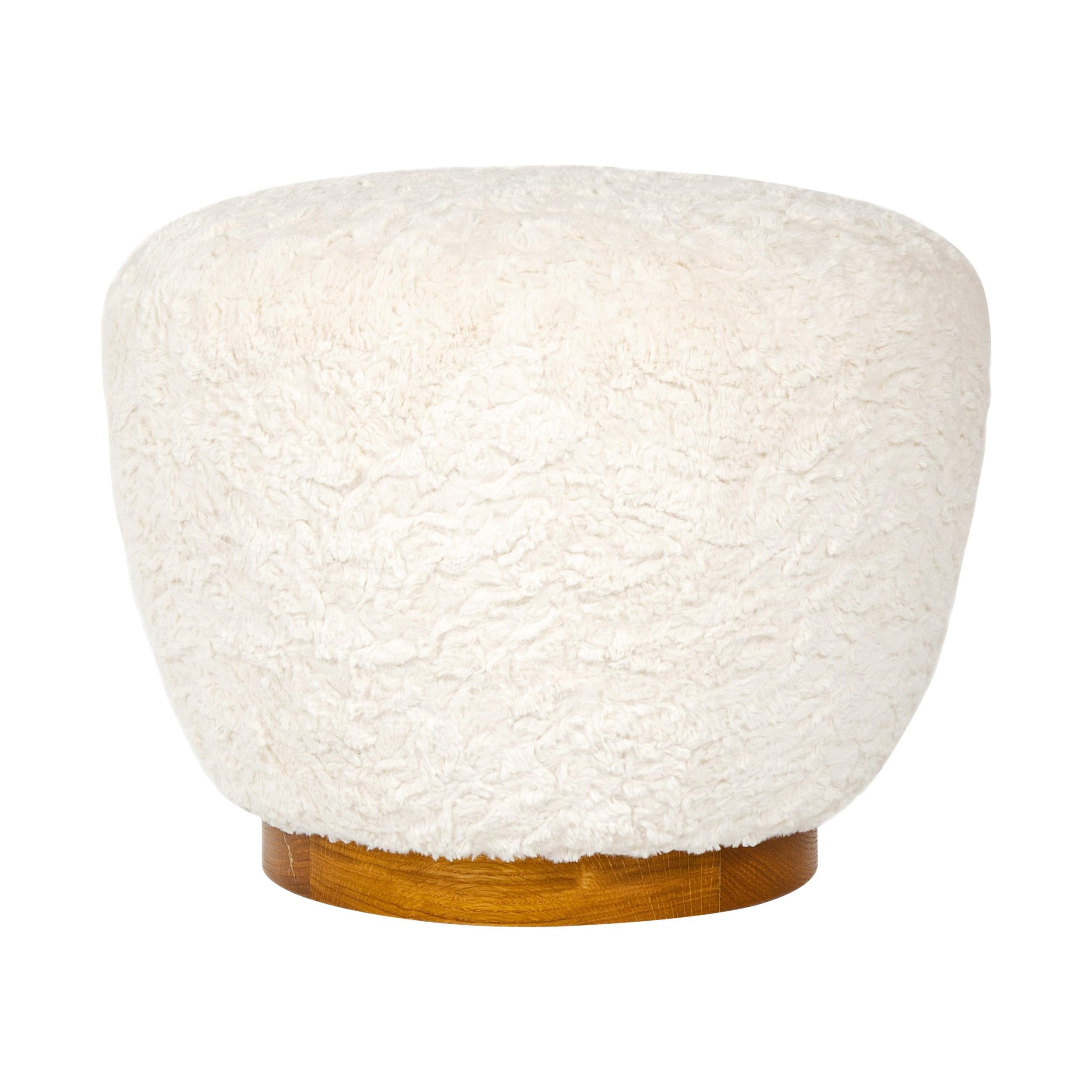 WYETH Original Spring Pouf Ottoman For Sale