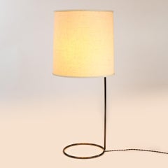 Tall 'Rope' Table Lamp in Blackened Bronze, Made to Order