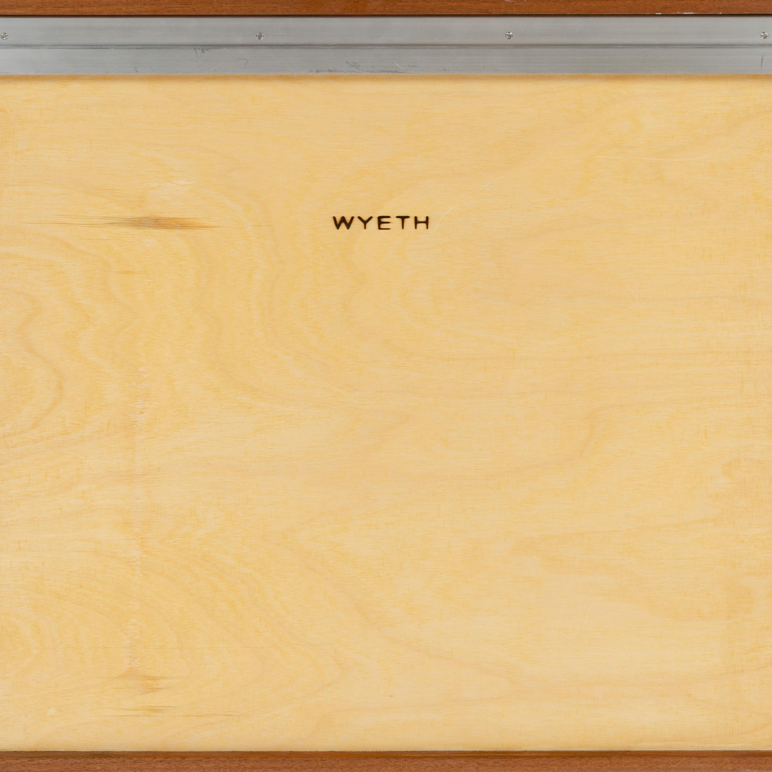 Thin Line Wood Mirror, Made to Order In Excellent Condition For Sale In Sagaponack, NY