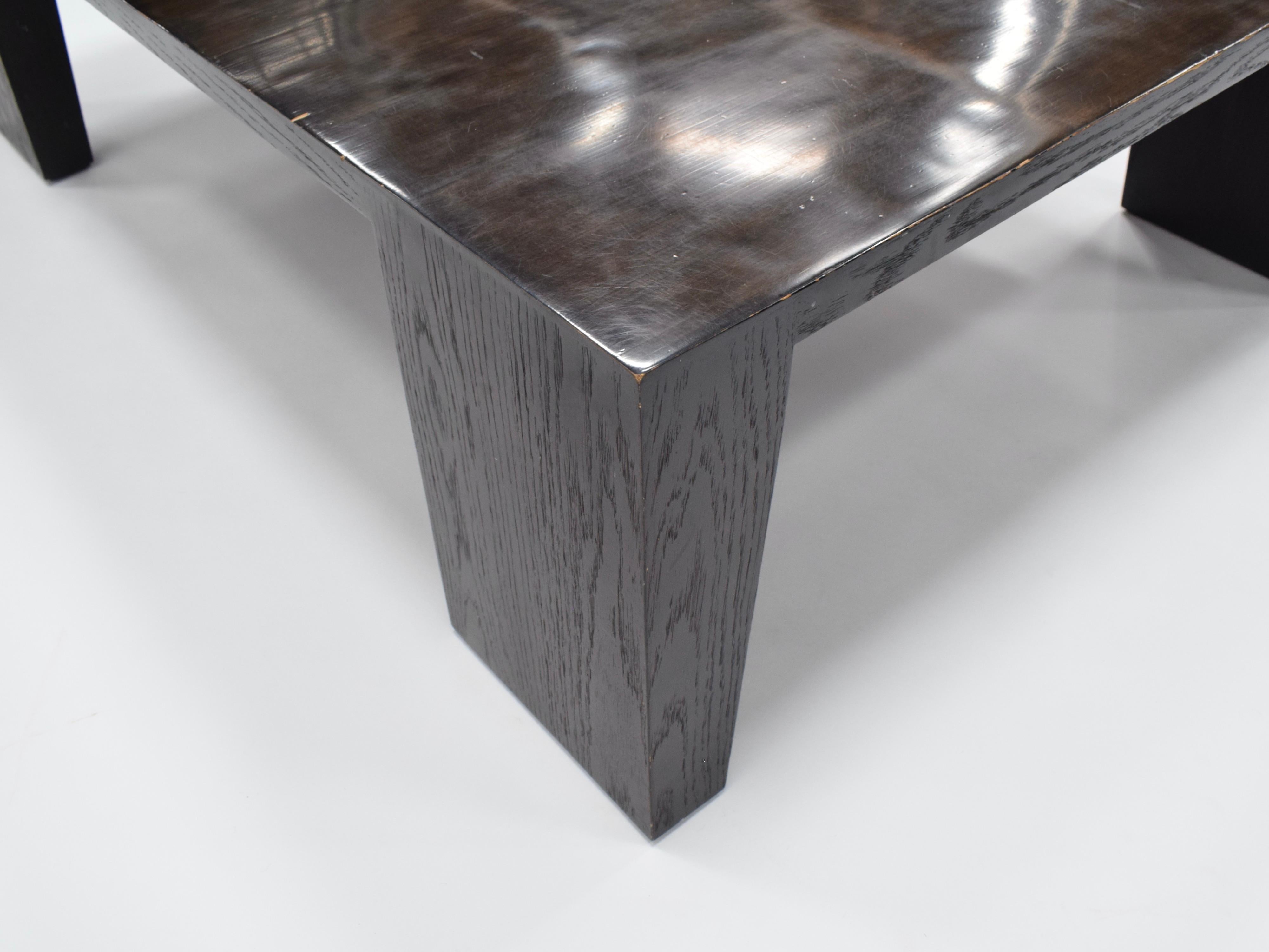 Contemporary Wyeth Split Bamboo Coffee Table  For Sale