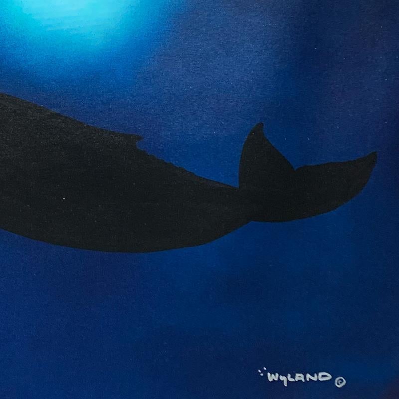 This is an original painting acrylic on canvas by Wyland. Hand signed by the artist, this piece comes framed and with a letter of authenticity. Measures approximately 42