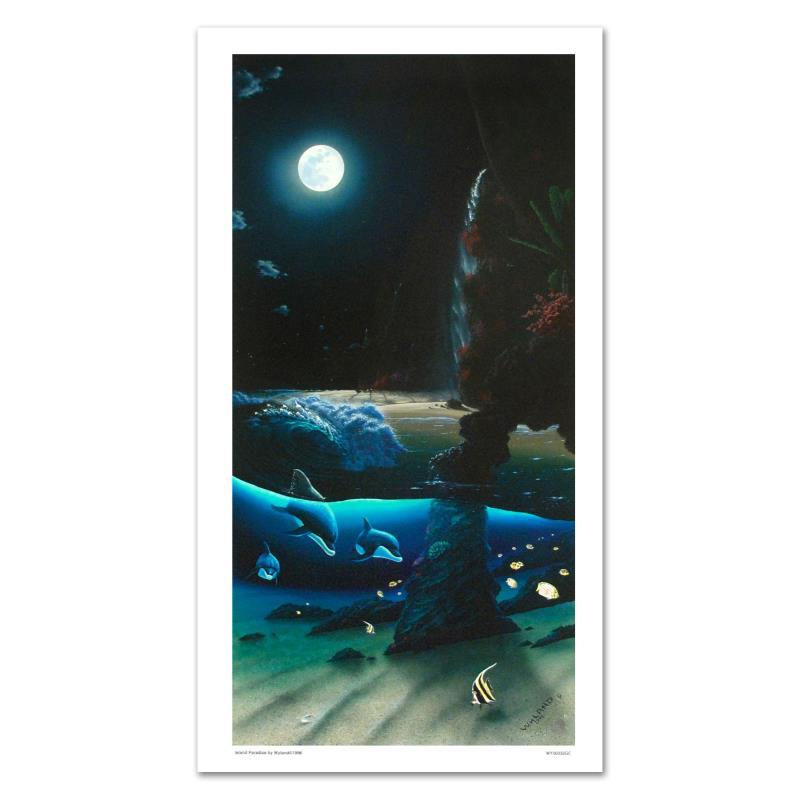 Wyland Print - "Island Paradise" Limited Edition Giclee on Canvas
