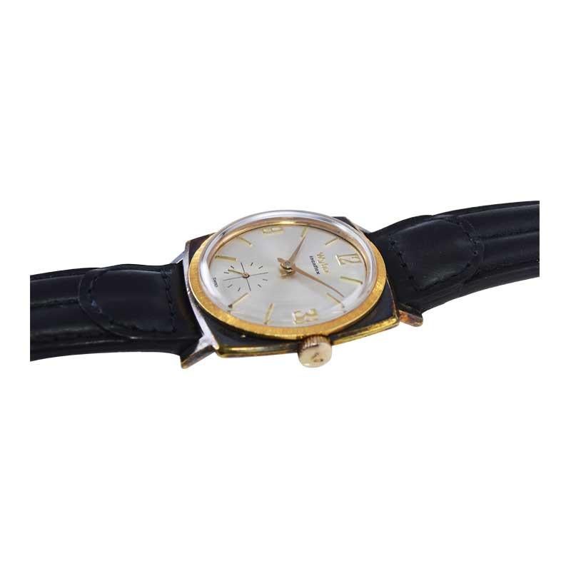 Wyler Yellow Gold Filled Watch with Original Dial circa 1960's New, Old Stock For Sale 1