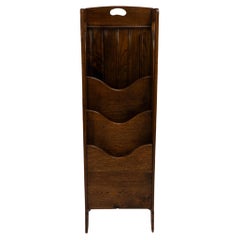 Wylie and Lochhead attributed. A Glasgow Style Arts and Crafts oak magazine rack