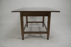 Wylie and Lochhead Attributed, An Arts & Crafts Glasgow School Oak Dining Table