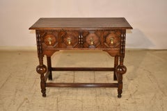 Wylie & Lochhead Edwardian Geometric Oak Server
