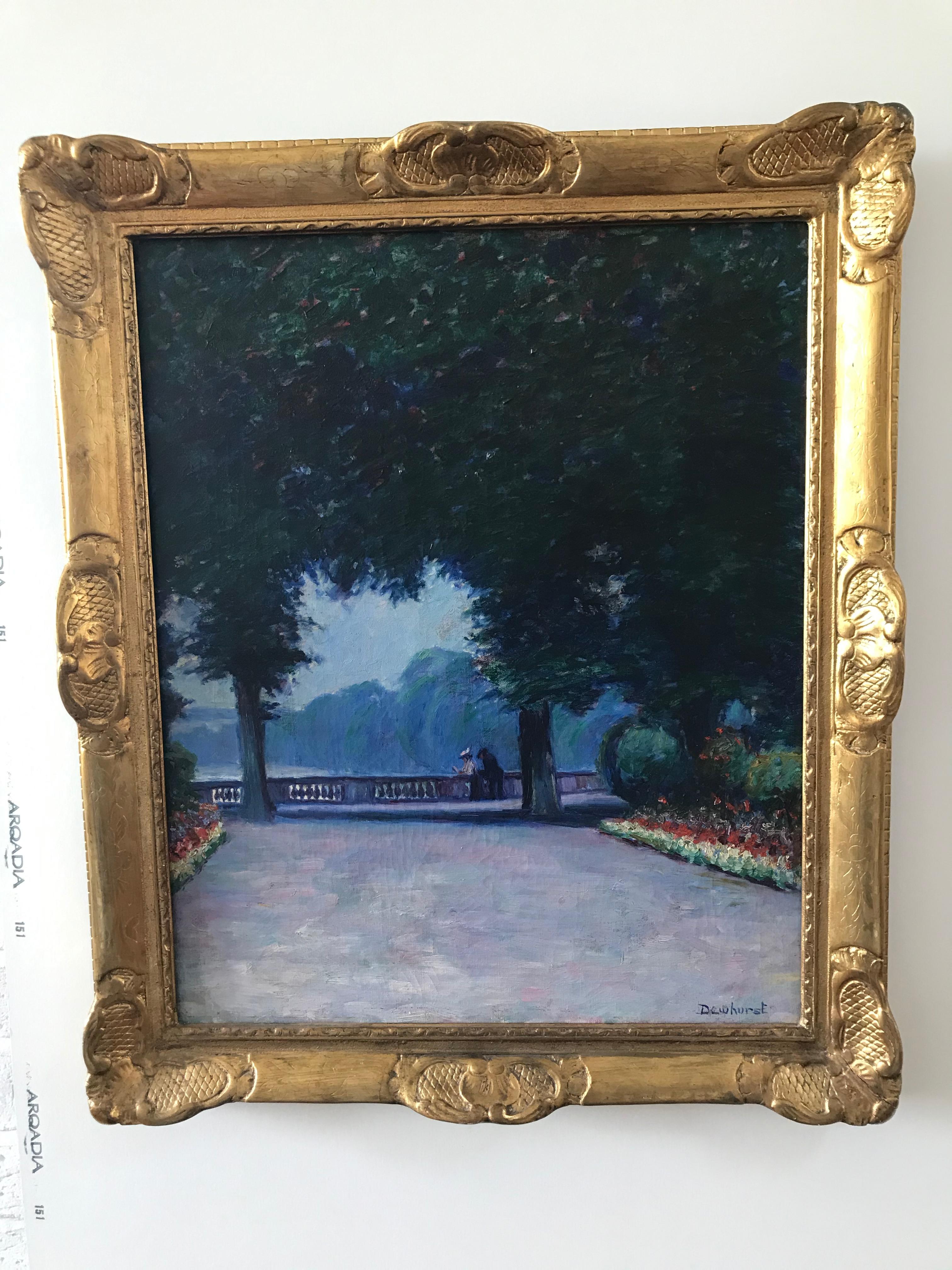  Wynford Dewhurst, Impressionist view of Versailles France For Sale 8