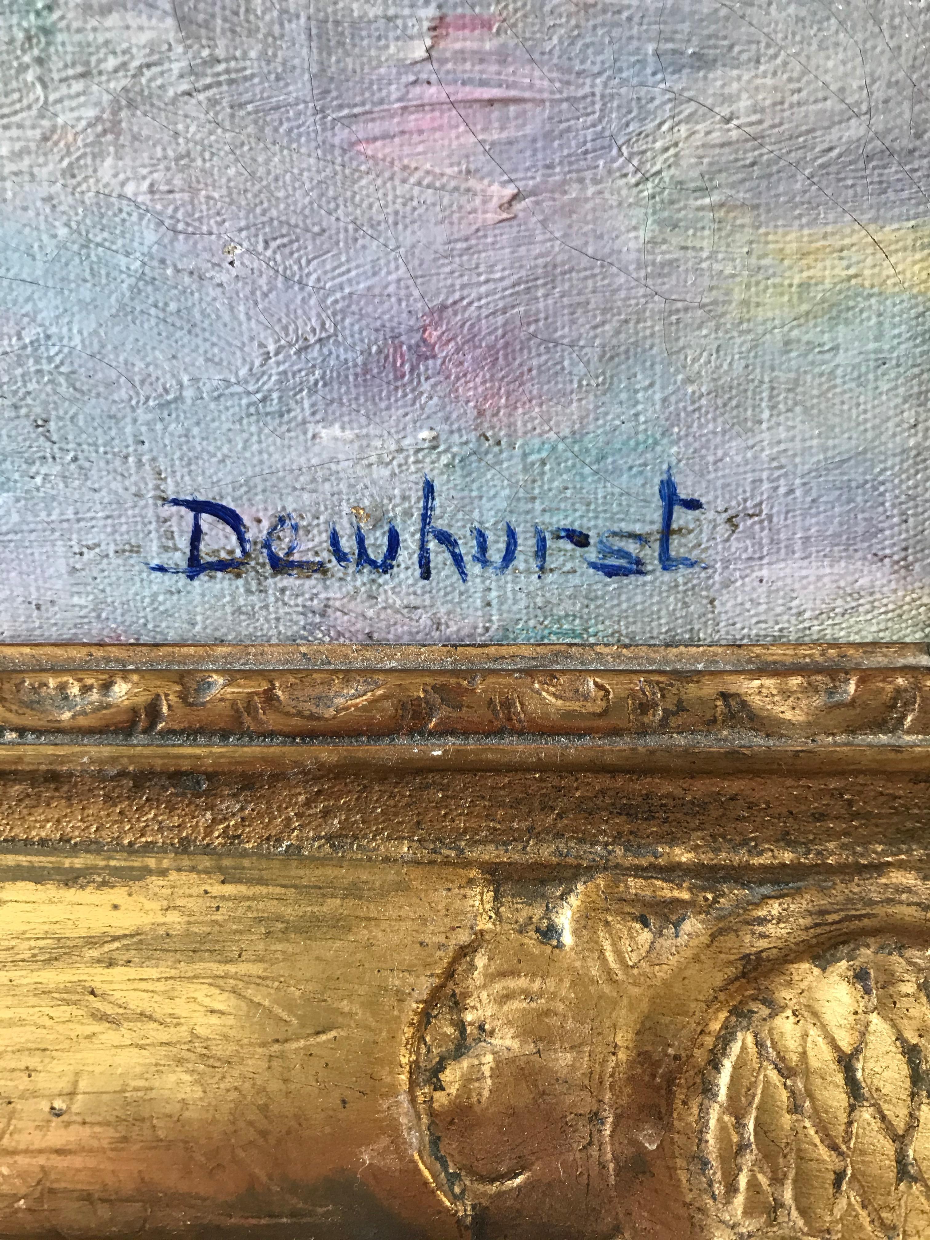  Wynford Dewhurst, impressionistische Ansicht von Versailles, Frankreich im Angebot 7