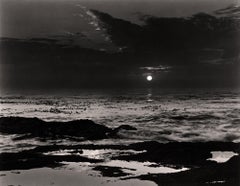 Vintage Ocean and Setting Sun, 1957 