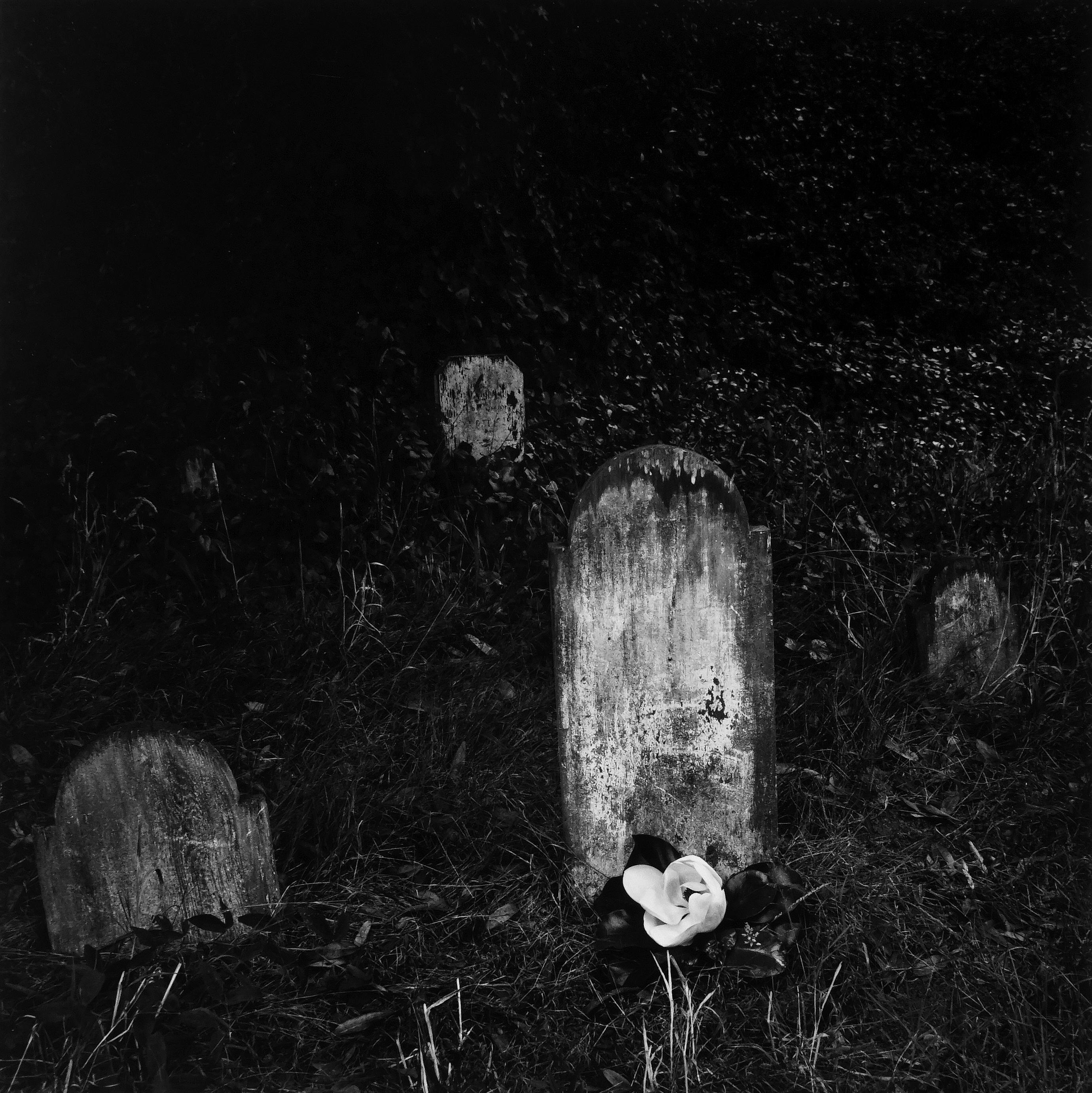 Wynn Bullock Black and White Photograph - Unmarked Grave, 1969