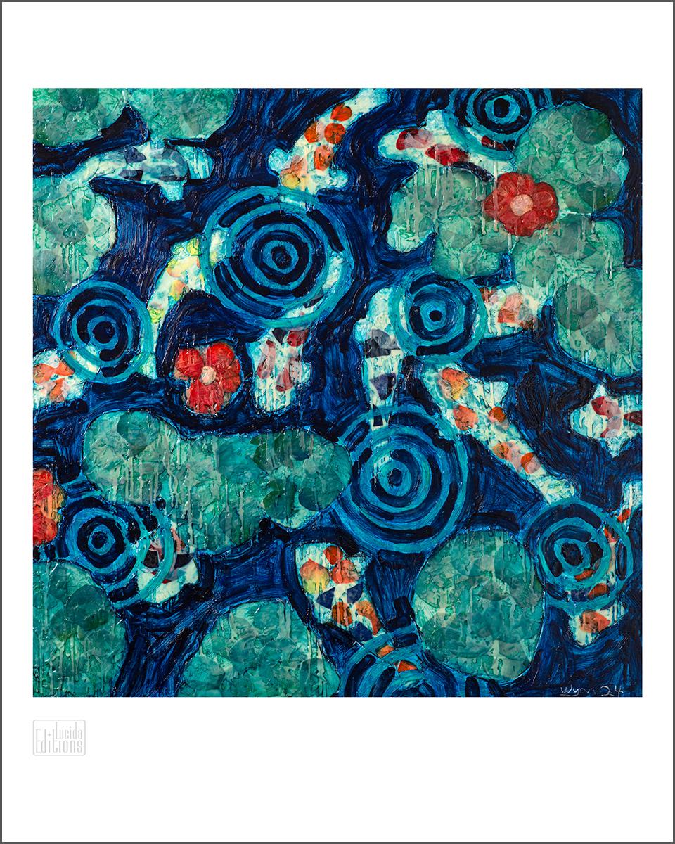 Koi Pond - Print by Wynn Gay 