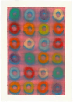 Untitled (24 Froot Loops Green Violet Pink)