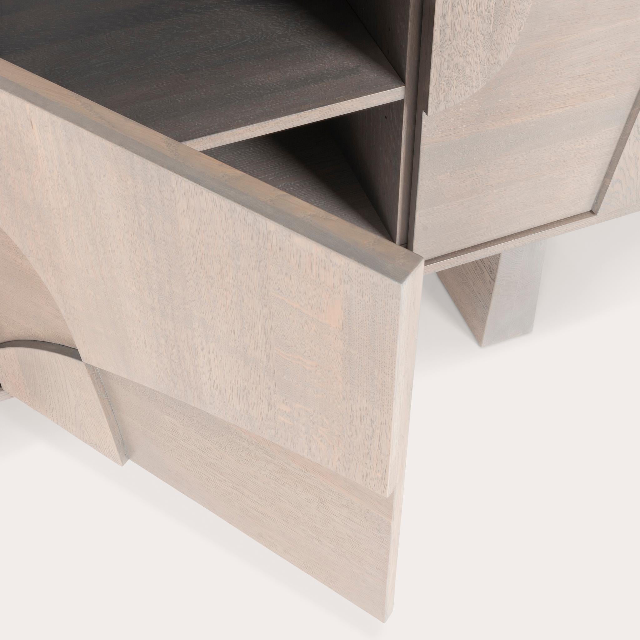 Européen Buffet Wynwood de Sebastian Herkner en bois de chêne massif en vente