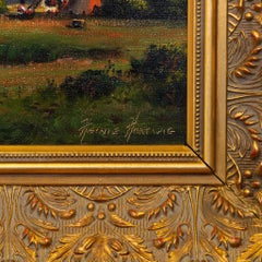 Wyoming Meadow Camp Original Oil Painting by Heinie Hartwig