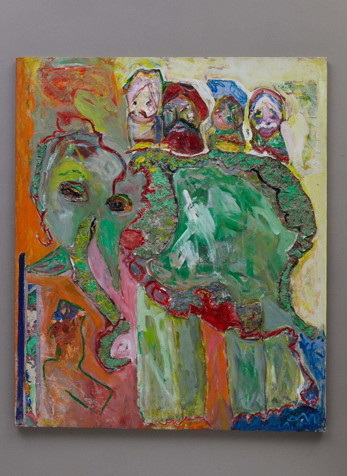 Elefant (Abstrakter Expressionismus), Painting, von Wyona Diskin