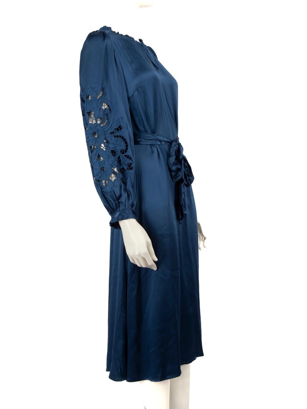 CONDITION is Never worn, with tags. Due to poor storage of the the dress, wear is evident to the fabric with pulls to the weave on the front left arm hole, lower front left, above the hem on the front left, the back left below the arm hole, centre