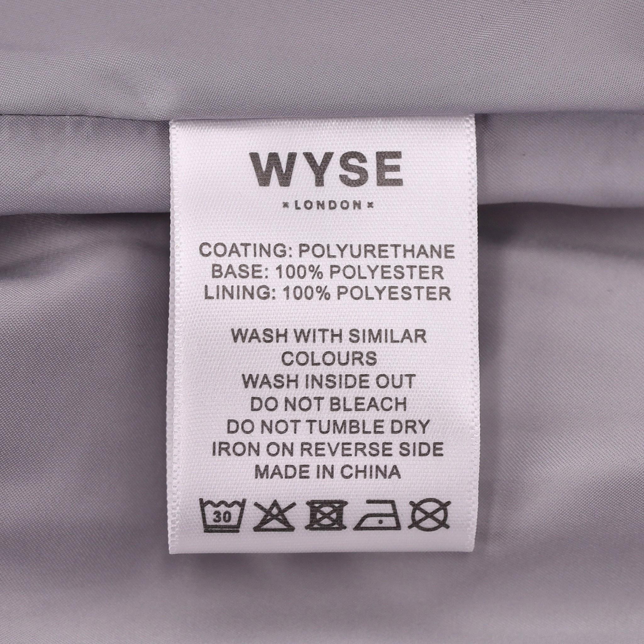 Wyse Metallic Star Applique Faux Leather Skirt 1