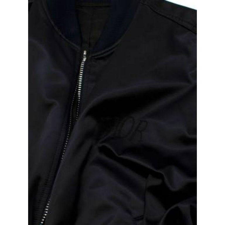 Veste Bomber Satin Brodée Fleurs - Marque BLANKNYC - Taille S - État Très Bon