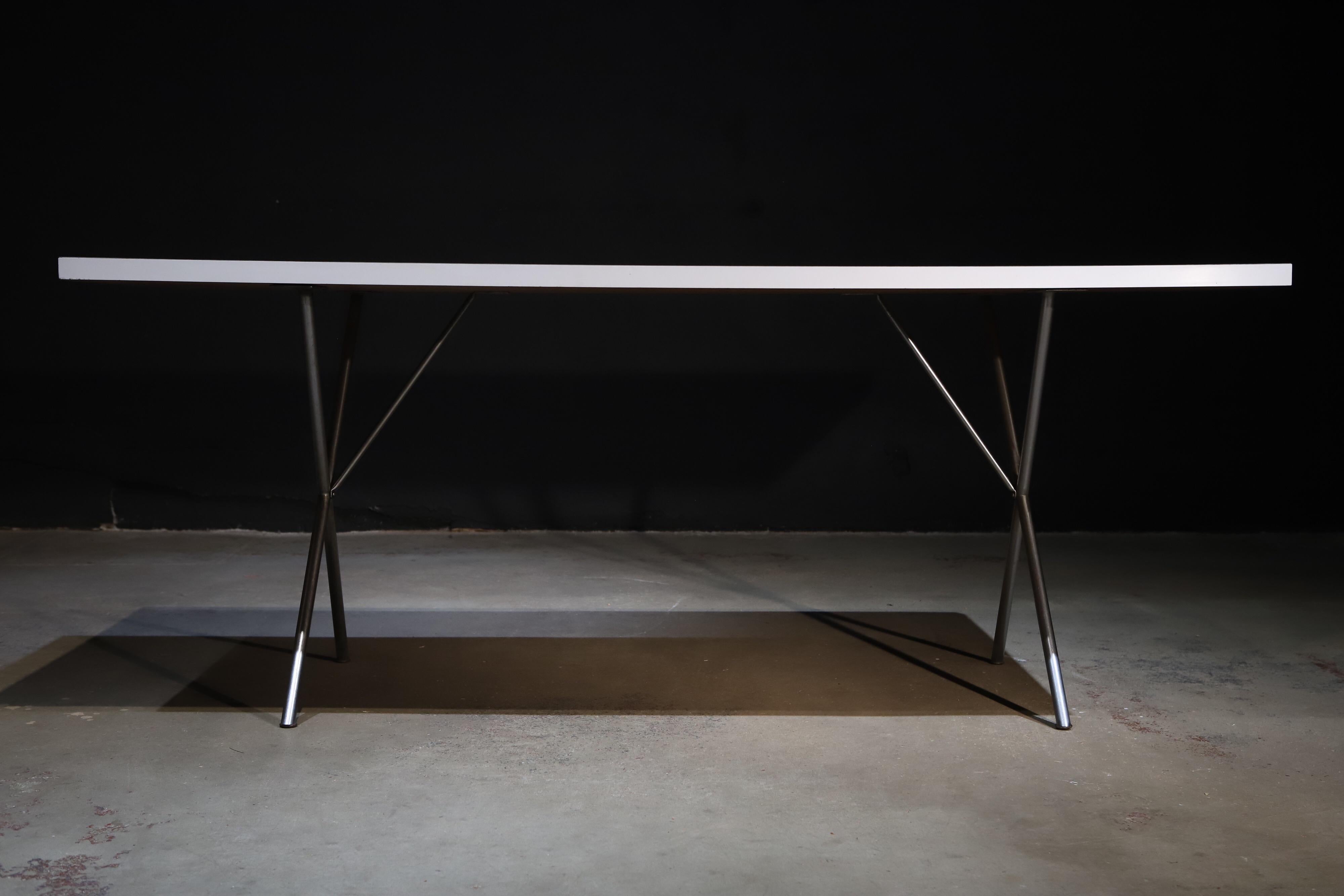 X-Base Dining Table by George Nelson for Herman Miller In Good Condition In Oklahoma City, OK